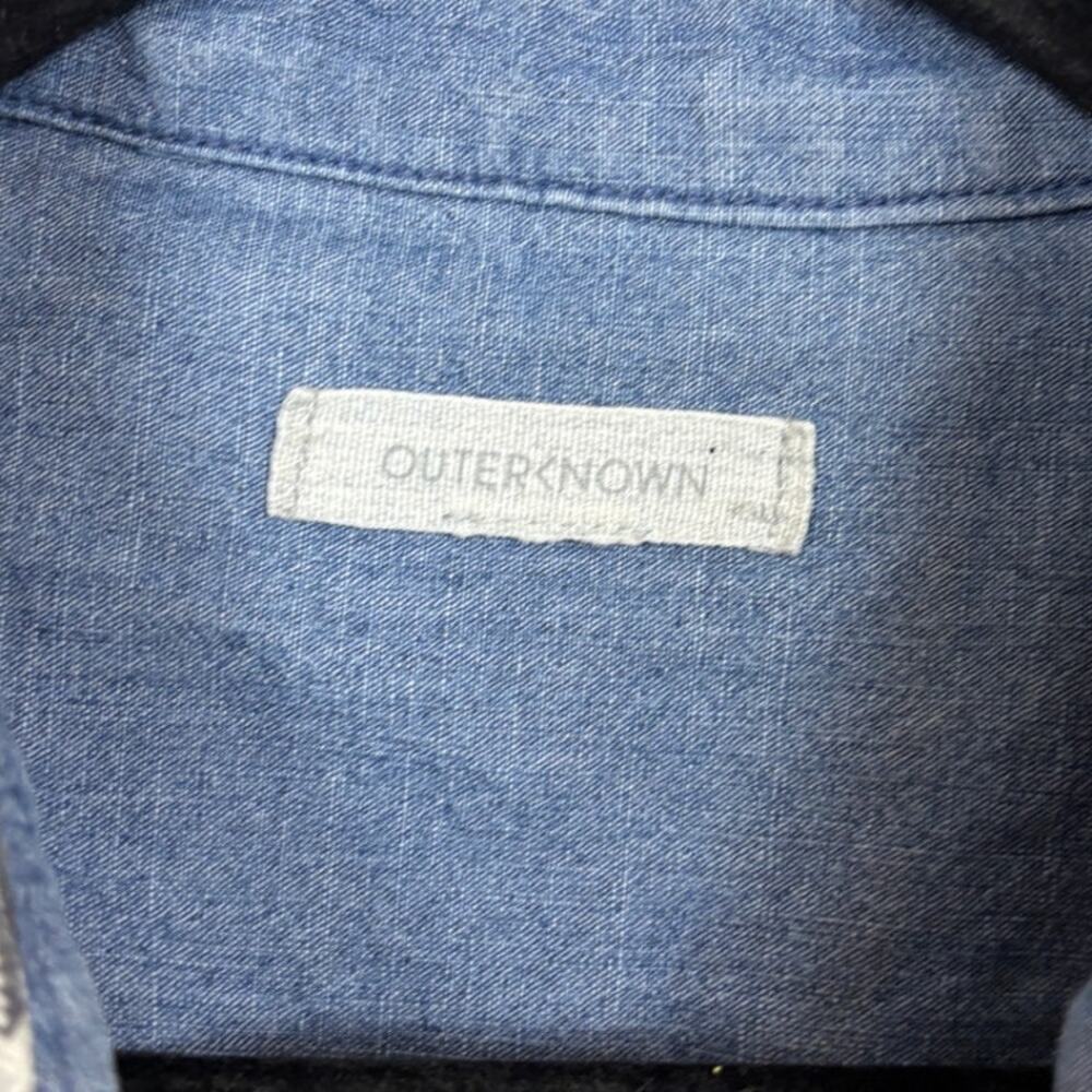 Outerknown Blanket Shacket Button Down Plaid Flan… - image 5